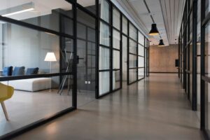 Operations team planning business continuity in a modern workspace